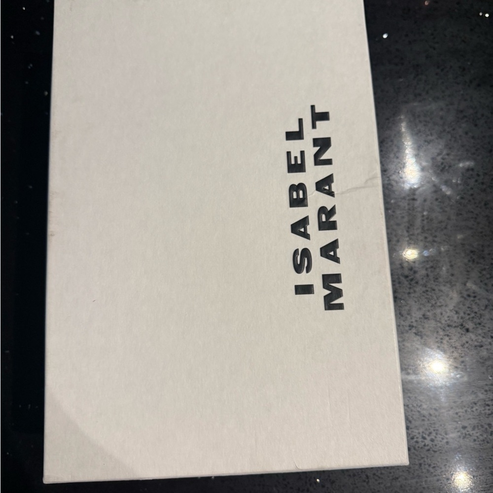 Isabel Marant White Box with Black Text